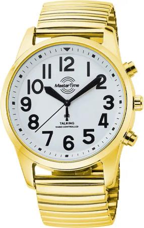 Master Time MTGA-10941-12Z Herrenuhr Sprechende Funkuhr 43mm