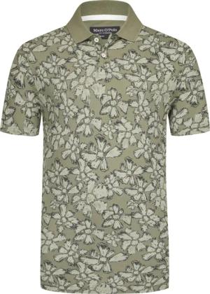 Marc O'Polo Poloshirt mit floralem Print, Regular Fit