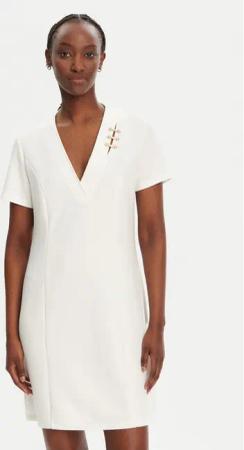 Liu Jo Sport Kleid für den Alltag TA5290 J4869 Écru Regular Fit