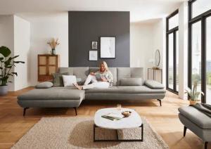 Die PlanBar Ecksofa "MP-IN23002 L-Form", (2 St.), wahlweise mit Armteil- und Sitztiefenverstellung