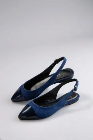 Aniston SHOES Slingpumps, Flat, Sommerschuh, Lackspitze - NEUE KOLLEKTION