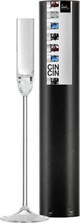 Eisch Germany Schnapsglas "CIN CIN Made in Germany", (1 tlg.), mit Farbglas-Einschlüssen im unteren, massiven Teil der Gläser, 45 m