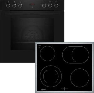 NEFF Elektro-Herd-Set "E1CCD2AK3", EasyClean