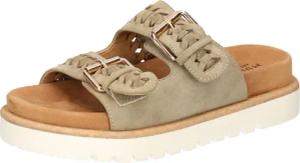 Mustang Shoes Pantolette, Sandale, Plateausandale, Pool Slides mit komfortablem Tieffußbett