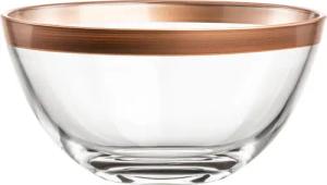 Eisch Germany Salatschüssel "KAYA COPPER", 1 tlg., aus Kristallglas, in Handarbeit in Kupfer veredelt, spülmaschinengeeignet, Ø 24 cm