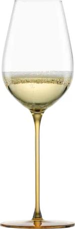 Eisch Germany Champagnerglas "INSPIRE SENSISPLUS", (Set, 2 tlg., 2 Gläser im Geschenkkarton), die Veredelung der Stiele erfolgt in Handarbeit, 400 ml, 2-teilig