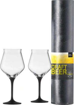 Eisch Germany Bierglas "Craft Beer Kelch", (Set, 2 tlg.), bleifrei, 435 ml, 2-teilig