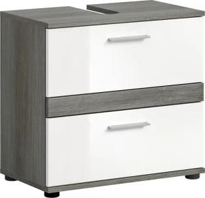 welltime Waschbeckenunterschrank "LUCCA, TOPSELLER, Breite 60 cm, 2 Schubkästen, hochwertige MDF Front", Badschrank, Bad-Möbel, Badezimmer