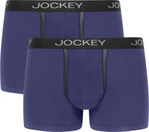 Jockey Trunk "CHAFE PROOF POUCH TRUNK", (2er Pack), Mittlere Bundhöhe, Logobund