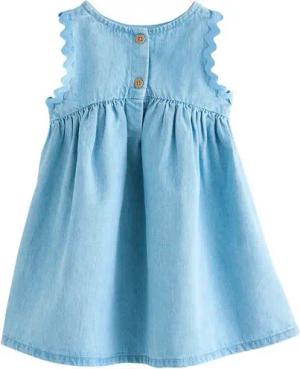 Next Sommerkleid Ärmelloses Ric Rac Sommerkleid aus 100 % Baumwolle (1-tlg)