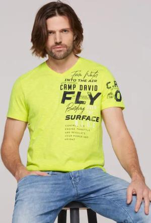 CAMP DAVID V-Shirt, aus Baumwolle