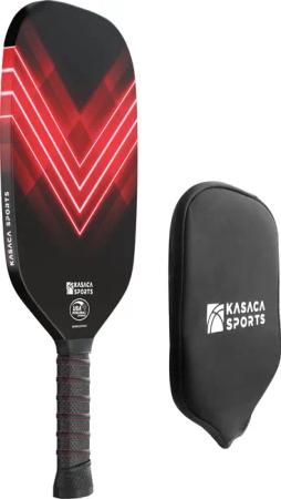 KASACA Pickleballschläger "Pickleball-Schläger Aero Spike Carbon", (Set, 2 tlg., Schläger & Schutzhülle)