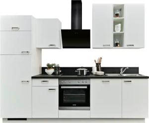KOCHSTATION Küche ""KS-Bari", wahlw. mit E-Geräten & Geschirrspüler", Soft-Close-Funktion und Vollauszug, vormontiert, Breite 280 cm