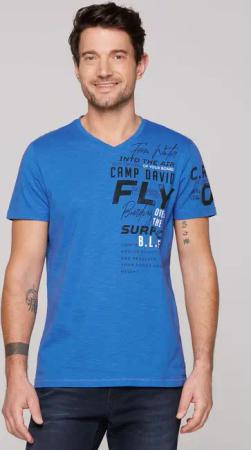 CAMP DAVID V-Shirt, aus Baumwolle