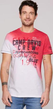 CAMP DAVID Rundhalsshirt, aus Baumwolle