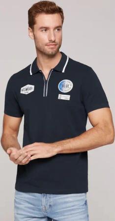 CAMP DAVID Poloshirt, aus Baumwolle