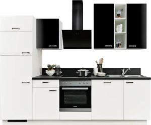 KOCHSTATION Küche ""KS-Bari", wahlw. mit E-Geräten & Geschirrspüler", Soft-Close-Funktion und Vollauszug, vormontiert, Breite 280 cm