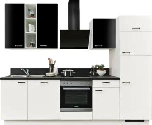 KOCHSTATION Küche ""KS-Bari", wahlw. mit E-Geräten & Geschirrspüler", Soft-Close-Funktion und Vollauszug, vormontiert, Breite 280 cm