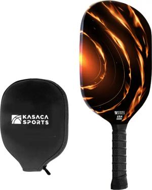 KASACA Pickleballschläger "Pickleball-Schläger Rapid Fire Carbon", (Set, 2 tlg., Schläger & Schutzhülle)