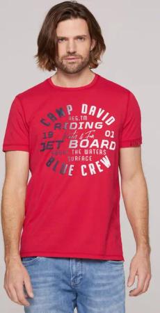 CAMP DAVID Rundhalsshirt, aus Baumwolle