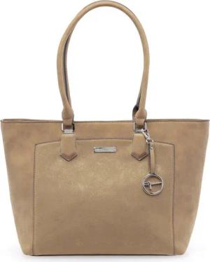 Tamaris Henkeltasche Elsa (Set), Damen Handtasche Shopping Bag Schultertasche cognac comb