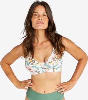 Bikini-Oberteil Damen Bustier Agatha Belly weiß