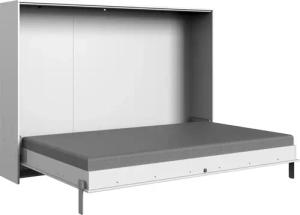 Wimex Schrankbett "Juist Schrankklappbett Gästebett", horizontal klappbar, 3 Liegeflächen, mit Lattenrost, Made in Germany