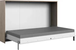 Wimex Schrankbett "Juist Schrankklappbett Gästebett", horizontal klappbar, 3 Liegeflächen, mit Lattenrost, Made in Germany