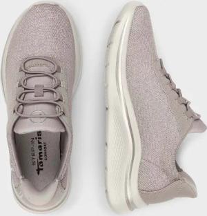 Slip-On-Sneaker mit Lurex - taupe - Gr. 37 von Goldner Fashion