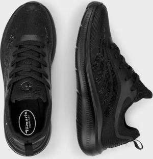 Sneaker mit herausnehmbarem Fußbett - schwarz - Gr. 42 von Goldner Fashion