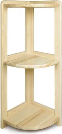 Prima-Online Eckregal Eckregal Holz 3/4 Böden Regal Wohnzimmer Küche Bücherregal stehend