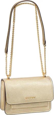 Michael Kors Claire SM Xbody Pebble in Gold (1.7 Liter), Abendtasche