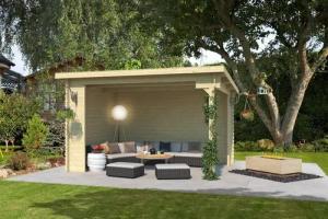 LASITA MAJA Gartenhaus Pavillon Buffalo 380, BxT: 380x275 cm, rechteckig