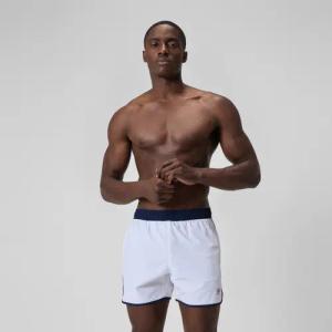 Jetstream Logo-Badeshorts 40 cm Weiß/Marineblau für Herren