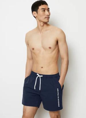 Marc OPolo Badeshorts "Essentials", mit seitlichen Taschen und Logoschriftzug