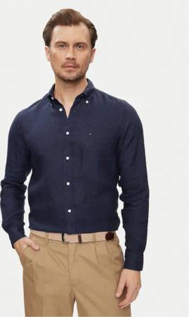 Tommy Hilfiger Hemd MW0MW34602 Dunkelblau Regular Fit