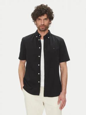 Tommy Hilfiger Hemd MW0MW37584 Schwarz Regular Fit
