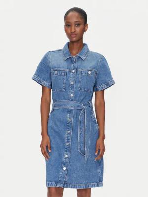 Tommy Hilfiger Jeanskleid WW0WW44380 Blau Regular Fit