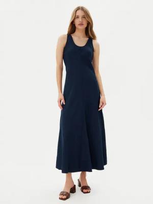 Tommy Hilfiger Sommerkleid WW0WW46171 Dunkelblau Regular Fit