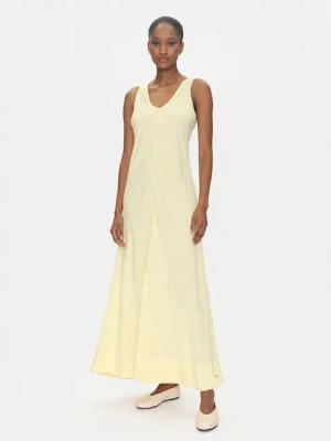 Tommy Hilfiger Sommerkleid WW0WW46171 Gelb Regular Fit