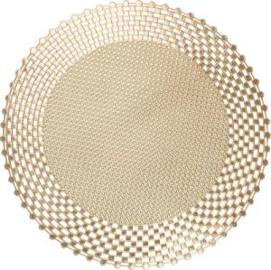 Platzset gold PVC D: ca. 38 cm