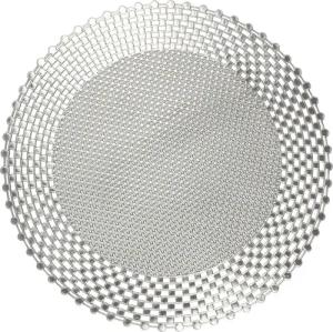 Platzset silber PVC D: ca. 38 cm