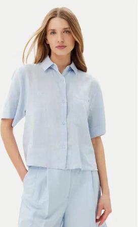 Tommy Hilfiger Hemd WW0WW44720 Himmelblau Relaxed Fit
