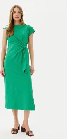 Tommy Hilfiger Kleid für den Alltag WW0WW45159 Grün Regular Fit