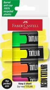 FABER-CASTELL TXTLNR SF Textmarker farbsortiert, 4 St.