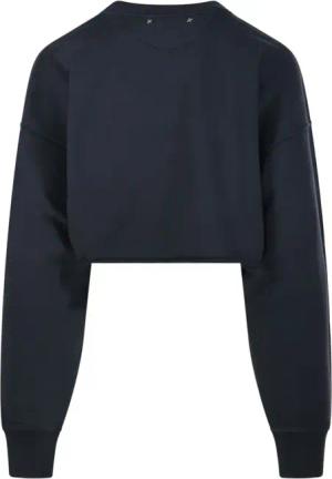 Golden Goose - Cropped Crew Neck Sweatshirt - Größe M - schwarz