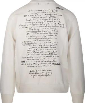 Golden Goose - Textured Cotton Crew Neck Sweatshirt - Größe M - weiß