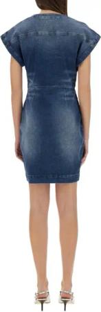 Moschino - Slim Fit Denim Dress - Größe L - blau