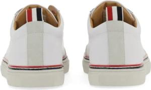 Thom Browne Low-Top Sneaker - Low-Top Leather Sneaker - Gr. 7 - in Weiß - für Damen