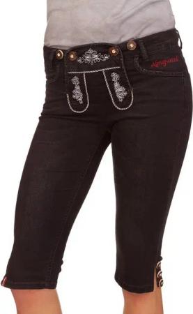 Almgwand Trachtenjeans Trachtenjeans Damen - MANDLING - hellblau, schwarz
